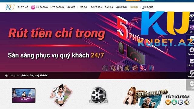 Kubet cho phép người chơi nạp rút tiền nhanh chóng Kubet cho phép người chơi nạp rút tiền nhanh chóng