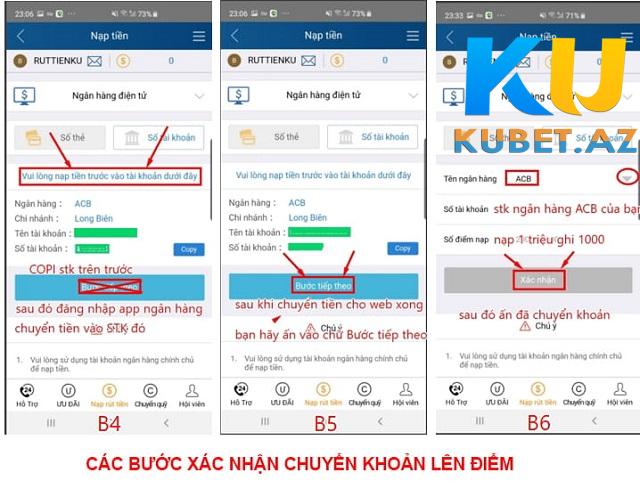 Nạp tiền tại Kubet thông qua Ngân hàng điện tử Nạp tiền tại Kubet thông qua Ngân hàng điện tử