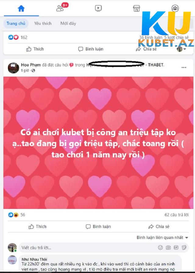 Thông tin Kubet bị bắt đến từ đối thủ cạnh tranh với nhà cái Thông tin Kubet bị bắt đến từ đối thủ cạnh tranh với nhà cái