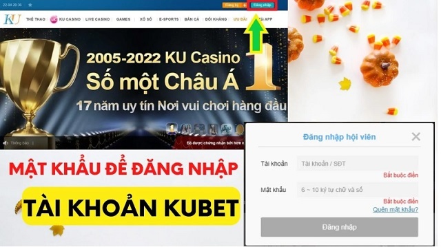 Tại Kubet có 2 loại mật khẩu cho người chơi Tại Kubet có 2 loại mật khẩu cho người chơi