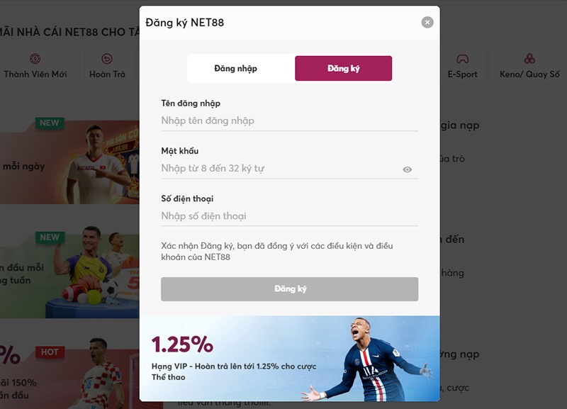 Net88 - Nhà cái cá cược thể thao uy tín - Nạp rút trong 5 phút