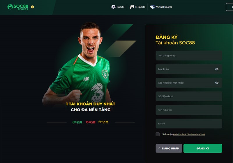 Soc88 - Trang cá cược bóng đá trực tuyến uy tín hàng đầu Anh Quốc